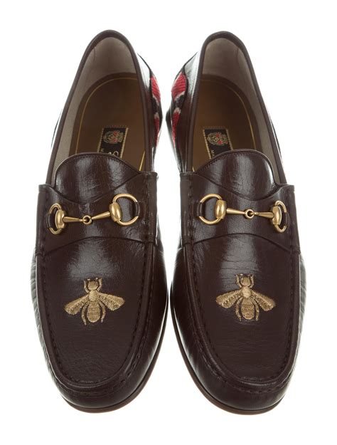 gucci leather loafer with kingsnake for sale|Gucci ladies loafers.